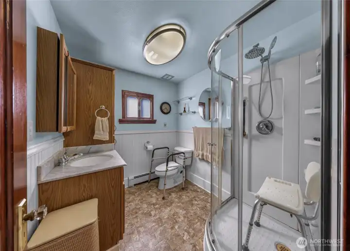 Downstairs bath Downstairs bath