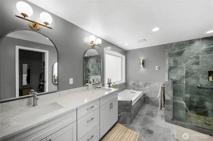 Fully remodeled Primary Bathroom