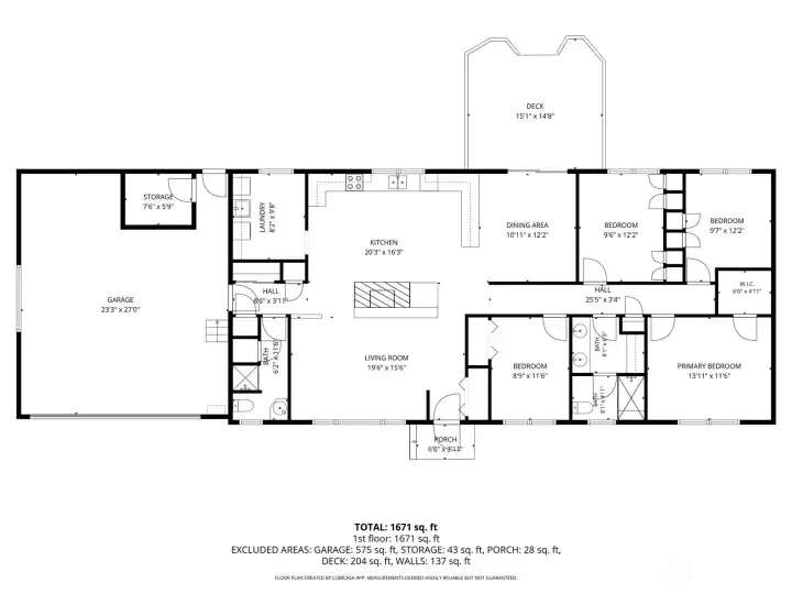 Floor plan for reference, the measurements are approximate.
