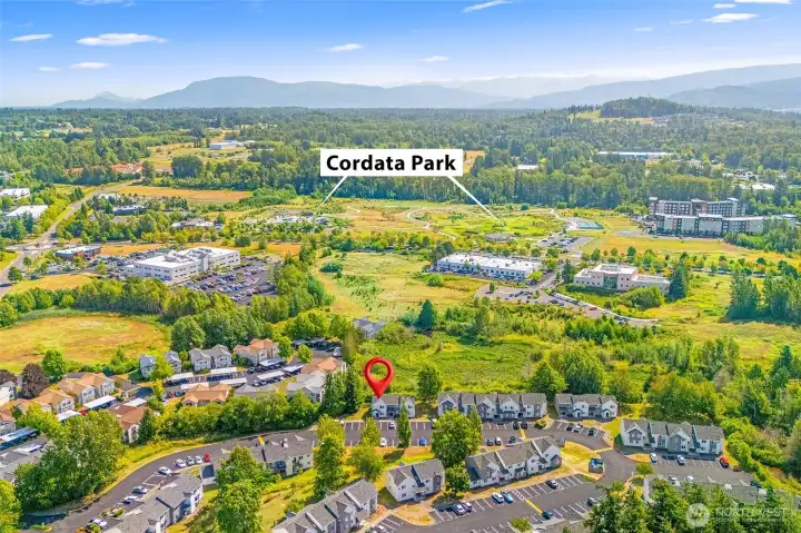 Cordata Park just a block away!