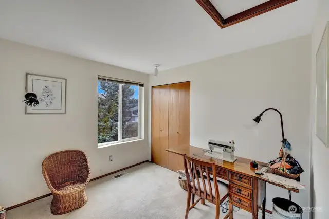 Second guest bedroom will accommodate a double bed and other furniture.
