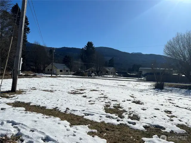 View of foothills to the south