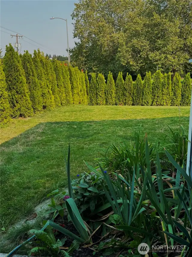 Walk out the front door to your own private yard