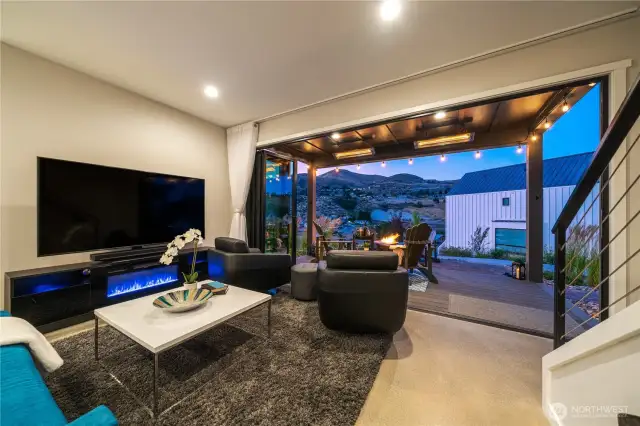 Look at that view! All furnishings are included in the sale.