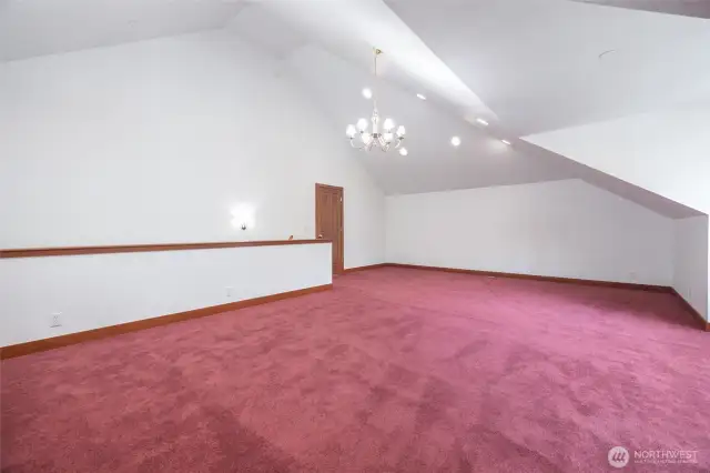 Bonus room above garage