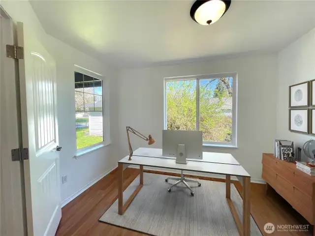 Bedroom 3 / Office on main floor- Virtually Staged