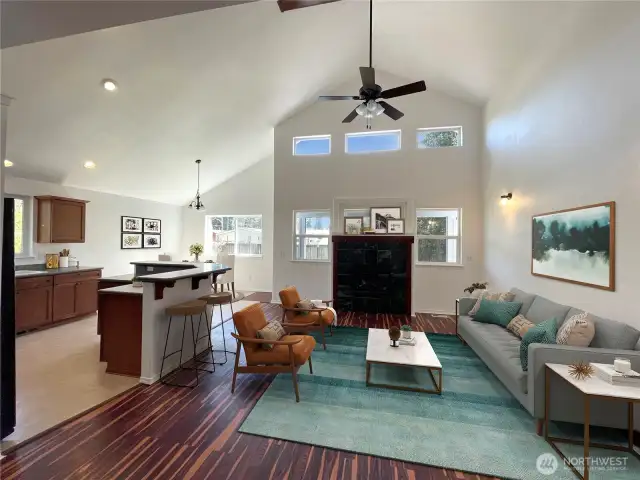 Great Room - Virtually Staged
