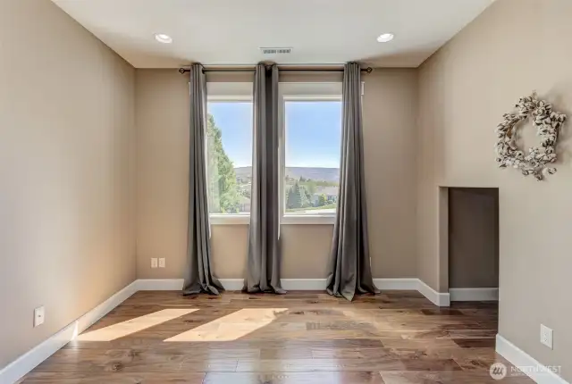 Office on main floor.