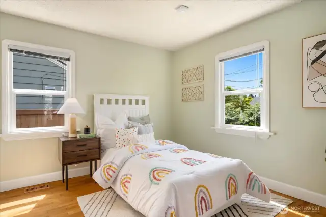 Third bedroom with lots of natural light streaming in!
