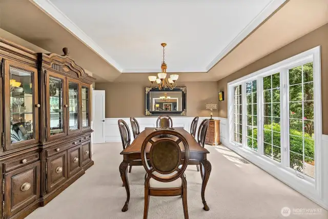 Formal Dining Room just off Kitchen