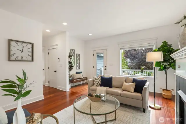 Light and bright living spaces.