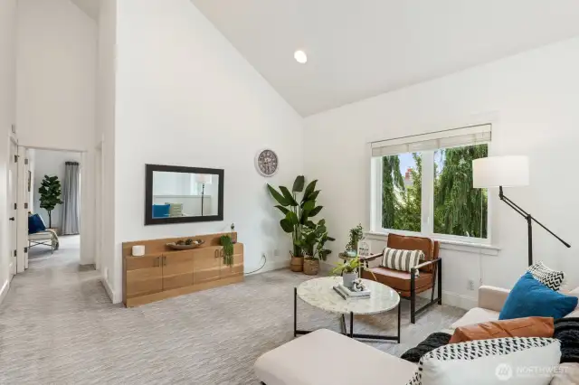 Bonus room is great for media or play.