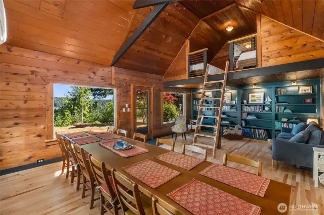 great room w loft