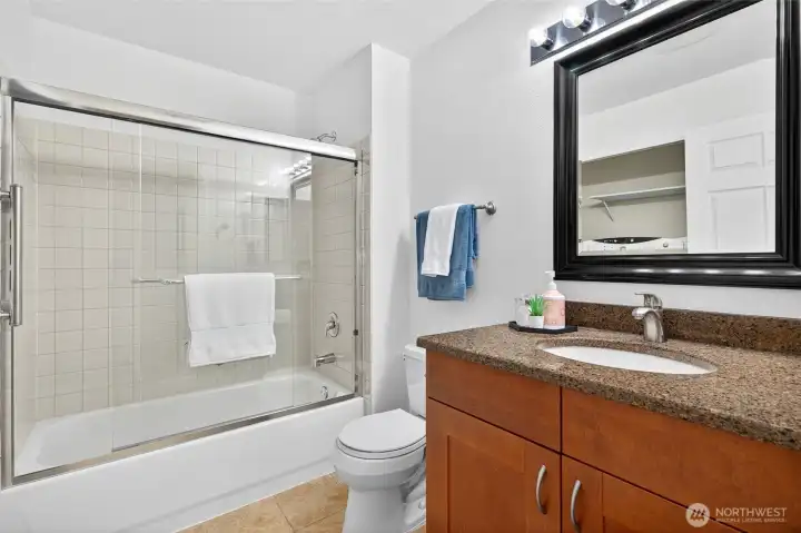 Washer and Dryer in unit (inside 2nd bathroom)