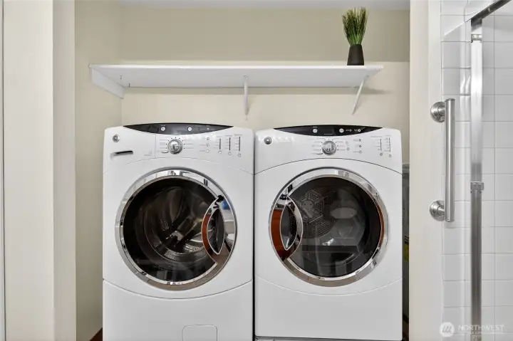 Washer and Dryer in unit (inside 2nd bathroom)