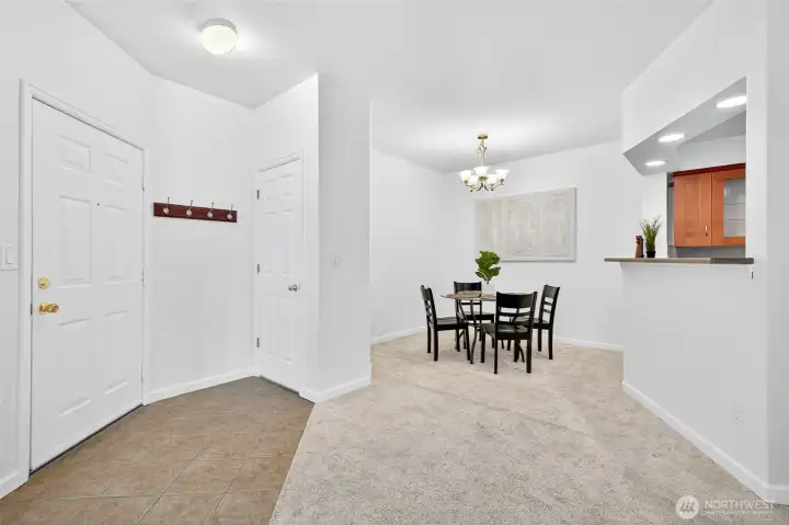 Dedicated dining area