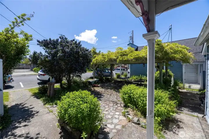 Outside seating