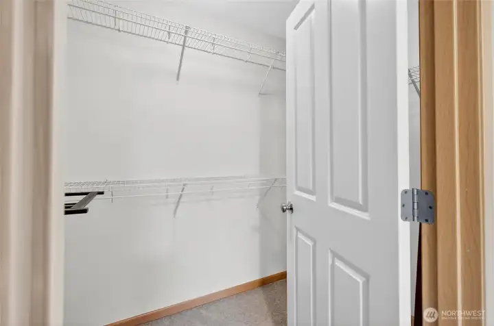 Primary Walk in closet