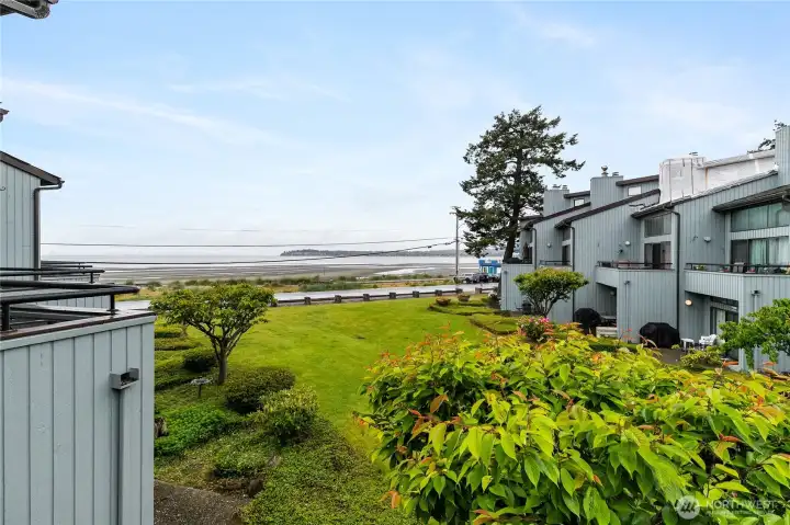 View of Birch Bay from deck.