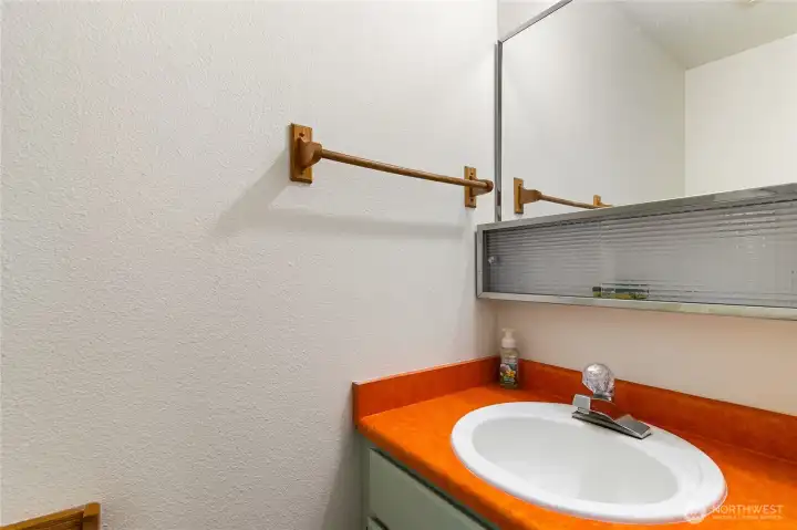 Loft bedroom half bath