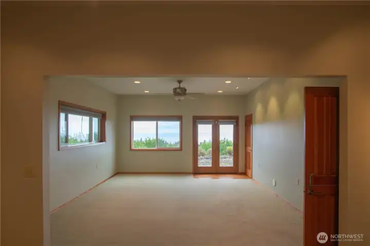 Downstairs Bedroom #3 or second family room, crafting, gaming etc!