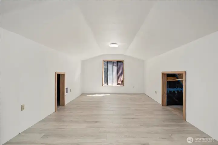 Upstairs studio space-New flooring