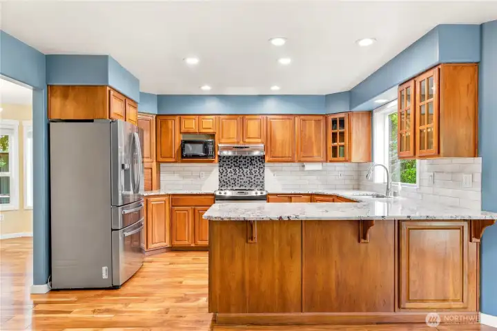 Open-concept kitchen designed for everyday living and entertaining.