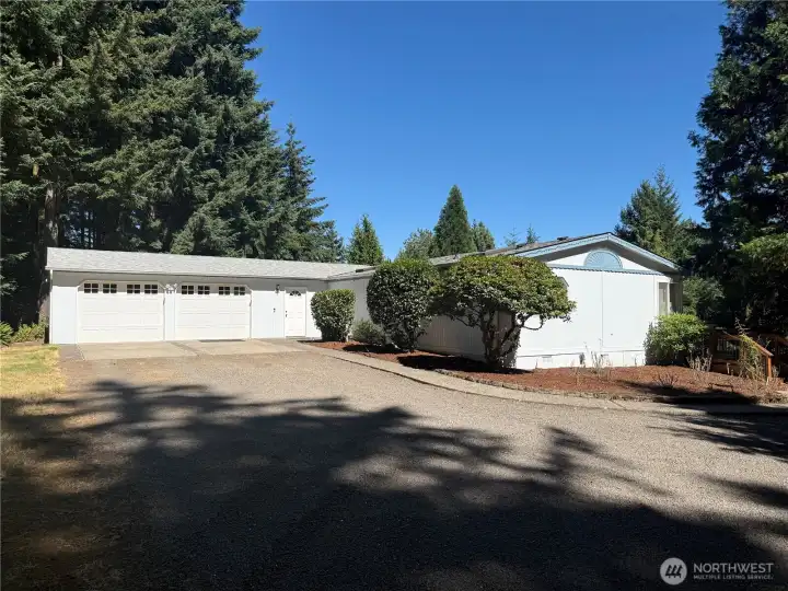 Garage and side door