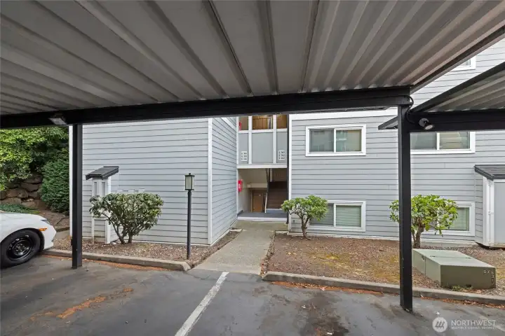 Your new condo is on the lower level at the end of the building
