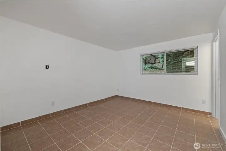 The main bedroom is nice sized so it can fit all your bedroom furniture
