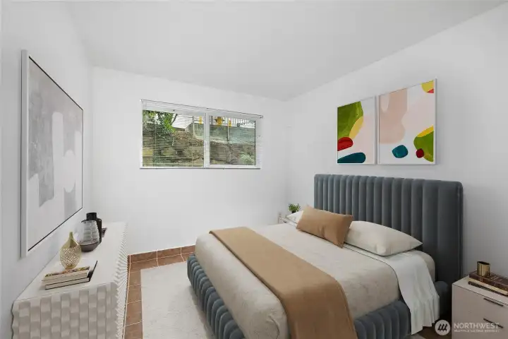 2nd bedroom virtually staged