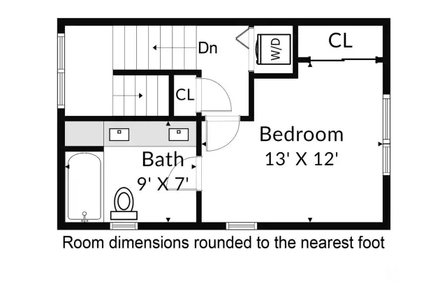 Primary Suite - upper level