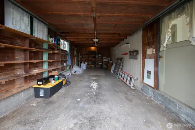 Extra deep attached garage
