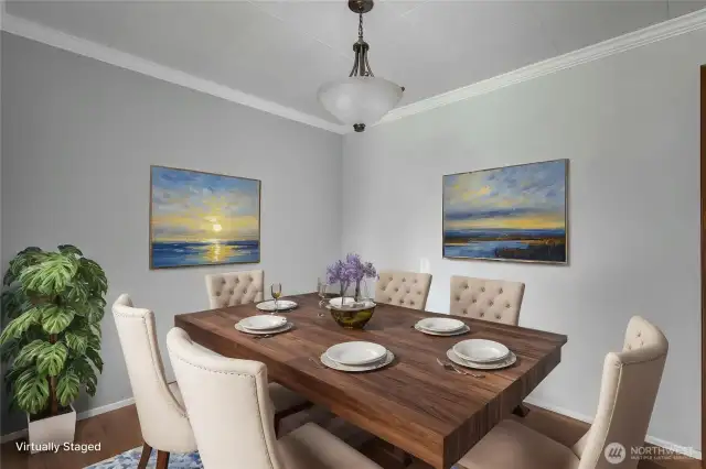 Dining room off kitchen