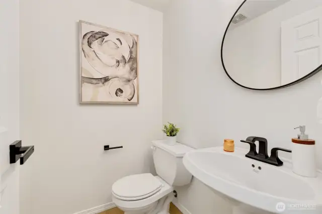New main floor powder bathroom
