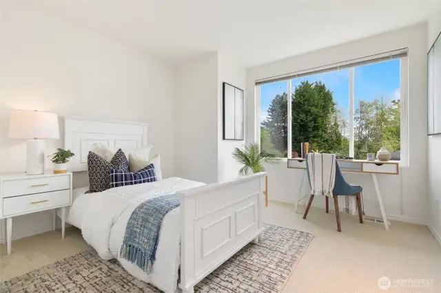 Spacious second upstairs bedroom