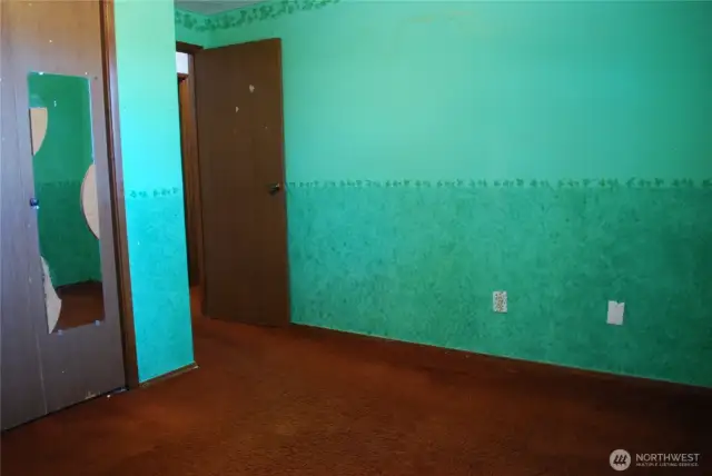 Bedroom #2.  All bedrooms are upstairs with the main bath at the end of the hall.