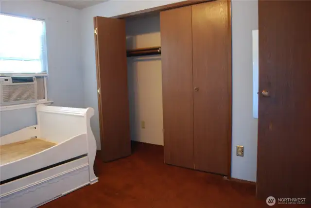 Bedroom #3.  All bedrooms are upstairs with the main bath at the end of the hall.
