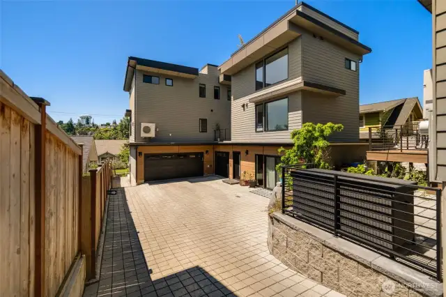 Access from the Alley to your garage.