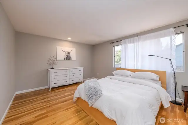 Relax in the roomy primary primary suite at the end of your day,