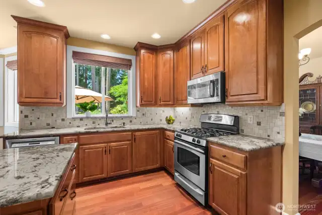 spacious kitchen and room for 2 cooks!