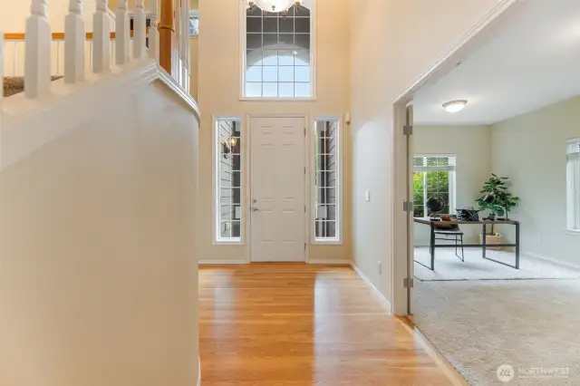 Main level office/5th bedroom off entrance.