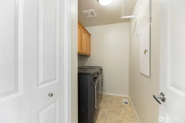 upstairs utility room