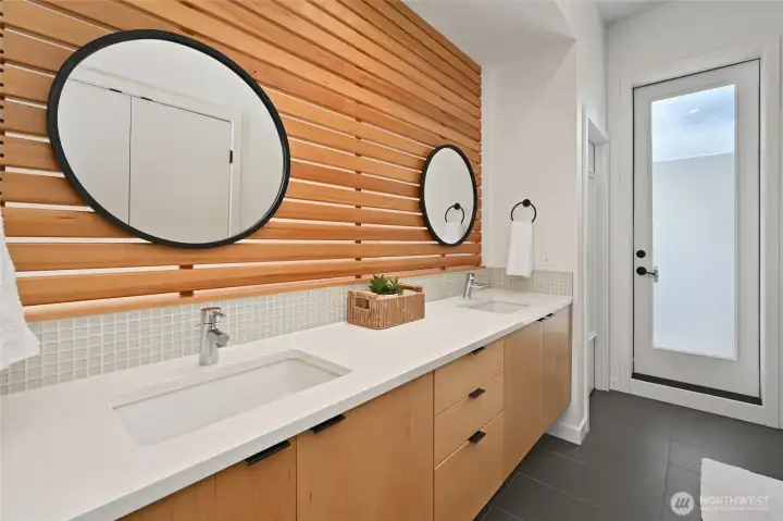With private deck access.