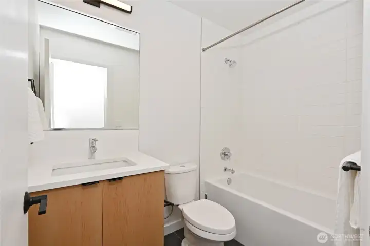 Full bath on upper 2nd floor.