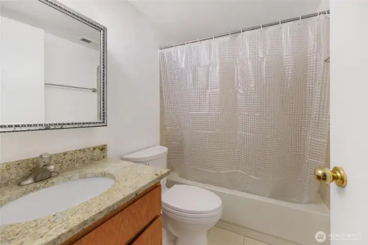 Full bath on main floor