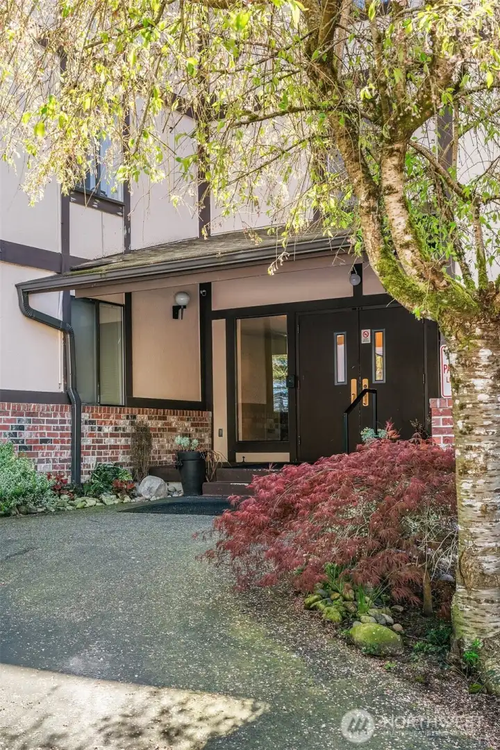 Preferred North side entrance of the Tudor Building