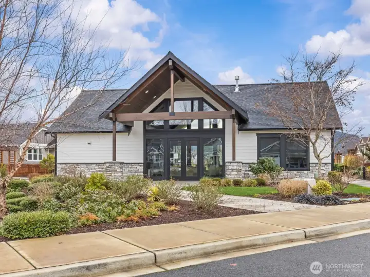 Just down the block, the clubhouse is a great place to gather with neighbors for fun activities.