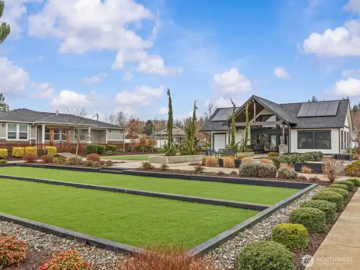 Bocce Ball, horse shoes, pickleball and more can all be enjoyed.