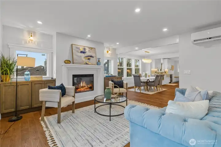 Living room on the main floor